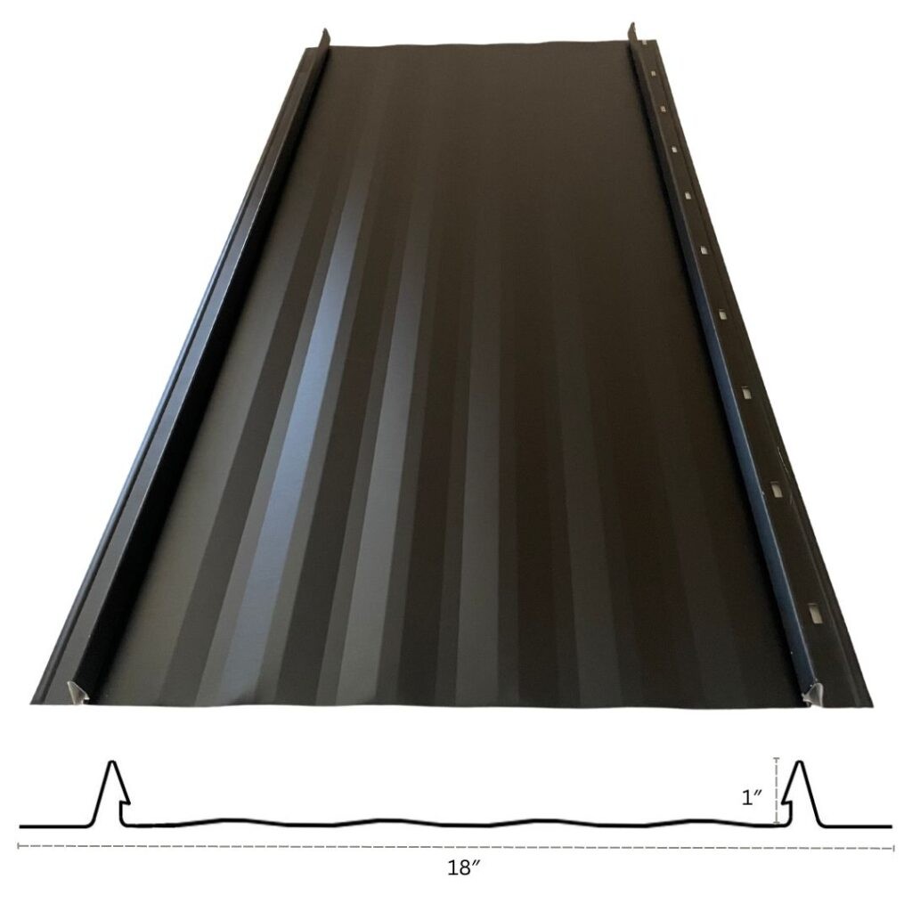 board and batten metal siding panel profile