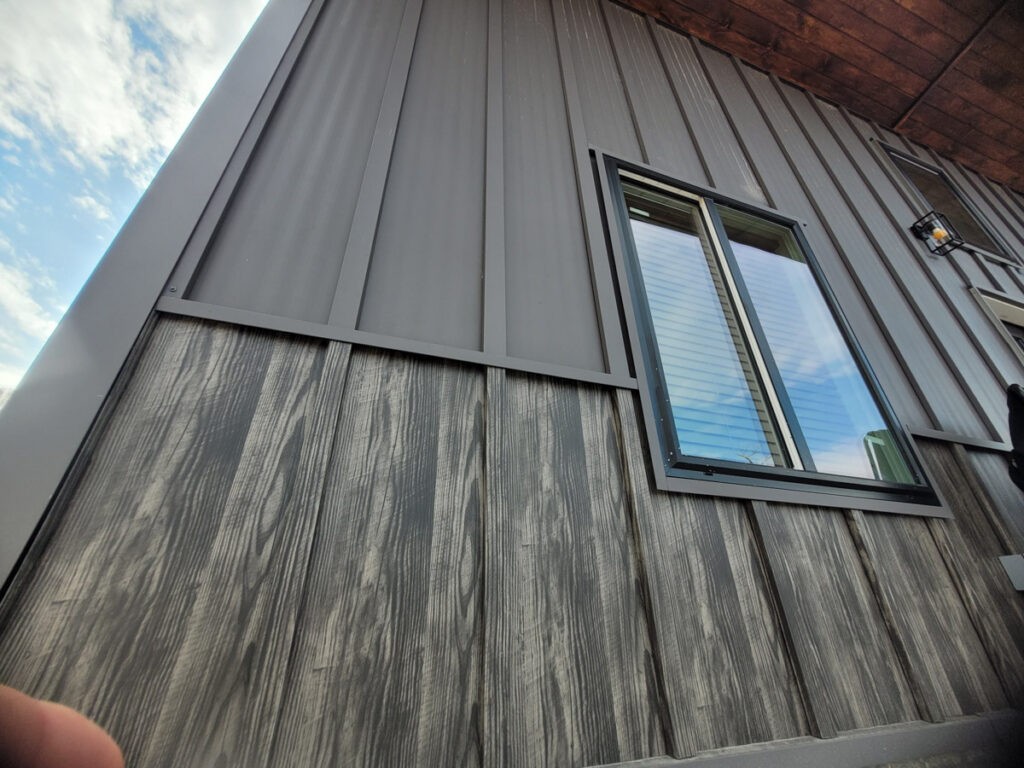 board and batten metal siding project 7