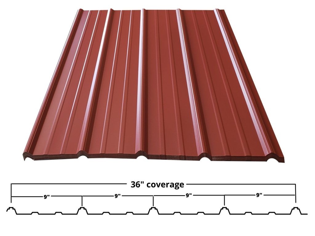 classic rib profile signature steel metal roofing panels fayetteville arkansas